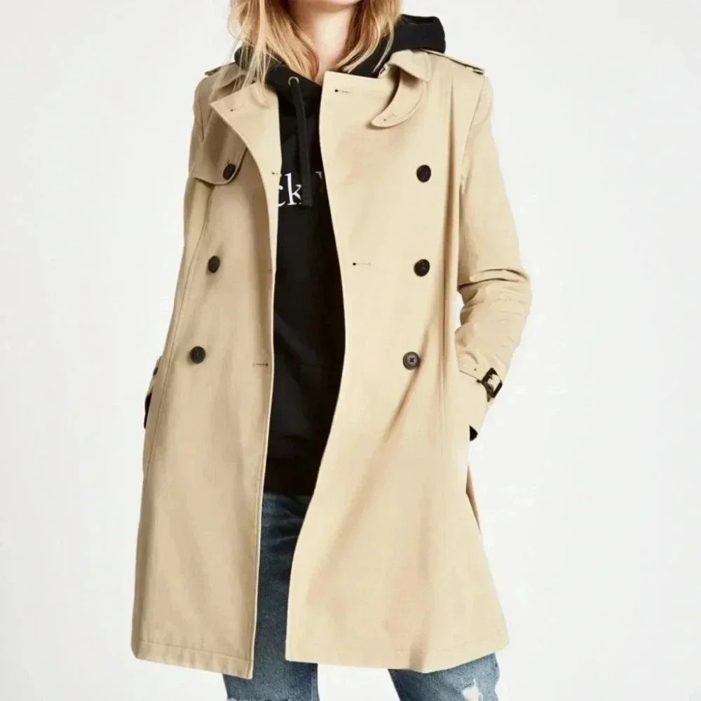Jack Wills Traditional Belted Trench Coat